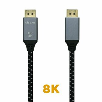 HDMI-Kabel Aisens A149-0437 Zwart Zwart/Gris 2 m 2