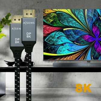 HDMI-Kabel Aisens A149-0437 Zwart Zwart/Gris 2 m 5