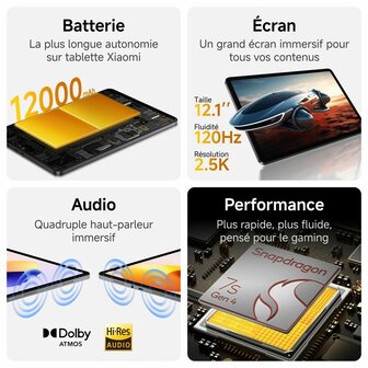 Tablet Xiaomi VHU6140EU Octa Core 6 GB RAM 128 GB Grijs 4