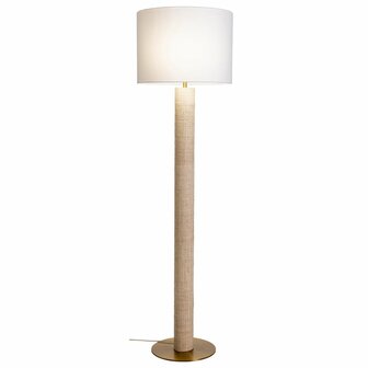 Vloerlamp Home ESPRIT Beige Gouden 220 V 42 X 42 X 152 CM 1