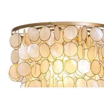 Vloerlamp Home ESPRIT Beige Gouden 220 V 40 x 40 x 153 cm 5