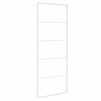 Handdoekenrek Wit 45x10x115 cm Staal 2