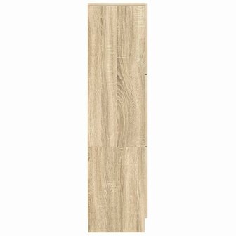 Hoge Kast Sonoma eiken 31.5 x 32 x 124 cm Bewerkt hout 7