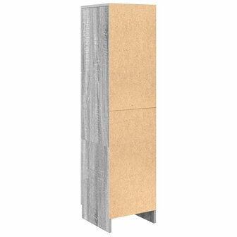 Hoge Kast Grijs sonoma 31.5 x 32 x 124 cm Bewerkt hout 7