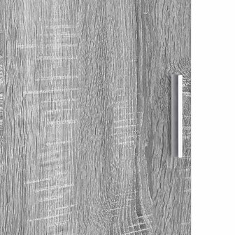 Hoge Kast Grijs sonoma 31.5 x 32 x 124 cm Bewerkt hout 8