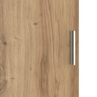 Hoge Kast artisanaal eikenkleurig 31.5 x 32 x 124 cm 9