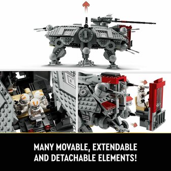 Playset   Lego Star Wars 75337 AT-TE Walker         1082 Onderdelen   7