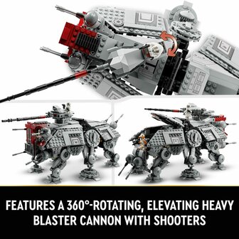 Playset   Lego Star Wars 75337 AT-TE Walker         1082 Onderdelen   8
