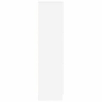 Hoge Kast Wit 31.5 x 32 x 124 cm Bewerkt hout 7