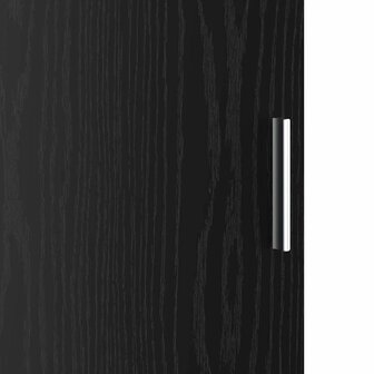 Hoge Kast Zwart eiken 31.5 x 32 x 124 cm Bewerkt hout 9