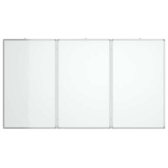 Whiteboard magnetisch inklapbaar 150x100x1,7 cm aluminium 3