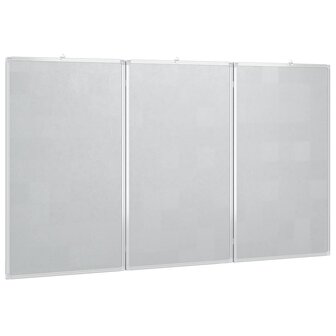 Whiteboard magnetisch inklapbaar 150x100x1,7 cm aluminium 4
