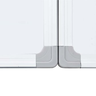Whiteboard magnetisch inklapbaar 150x100x1,7 cm aluminium 6