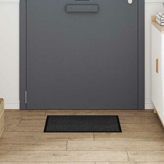 Deurmat Antraciet 40 x 60 cm Teddy Stof 3