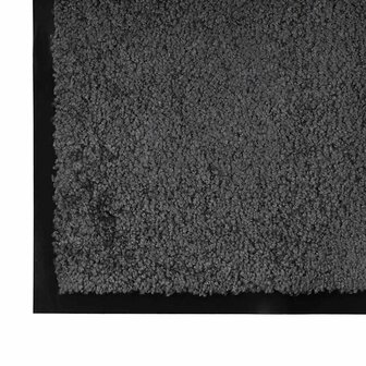 Deurmat Antraciet 40 x 60 cm Teddy Stof 4