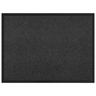Deurmat Antraciet 60 x 80 cm Teddy Stof 2