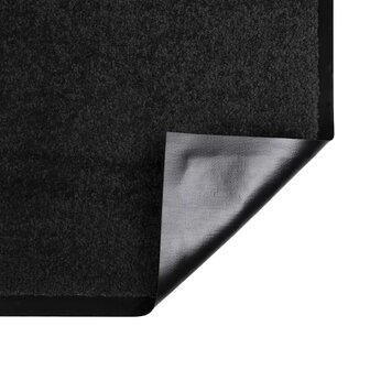 Deurmat Zwart 40 x 60 cm Teddy Stof 5