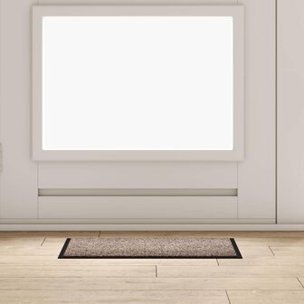 Deurmat Beige 40 x 60 cm Teddy Stof 1