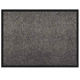 Deurmat Lichtgrijs 60 x 80 cm Teddy Stof 2