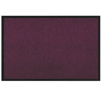 Deurmat Bordeauxrood 40 x 60 cm Teddy Stof 2
