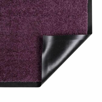 Deurmat Bordeauxrood 40 x 60 cm Teddy Stof 5
