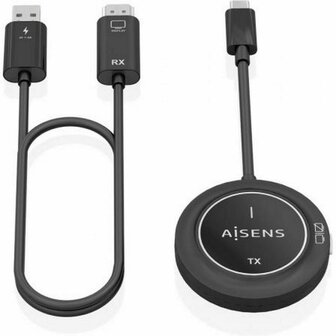 Kabel USB-C naar HDMI Aisens ASWL-H2KC30M003-BK Zwart 1
