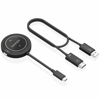 Kabel USB-C naar HDMI Aisens ASWL-H2KC30M003-BK Zwart 2