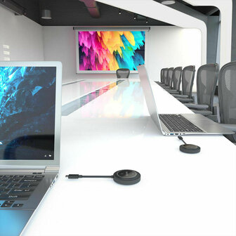 Kabel USB-C naar HDMI Aisens ASWL-H2KC30M003-BK Zwart 6