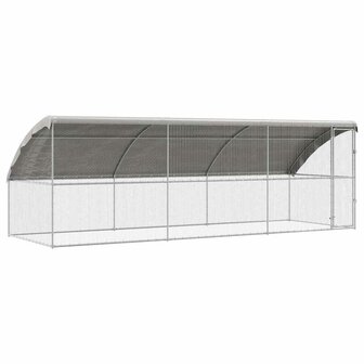 Kippenhok Zilver 600 x 200 x 198.5 cm Gegalvaniseerd staal 2