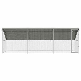 Kippenhok Zilver 600 x 200 x 198.5 cm Gegalvaniseerd staal 4