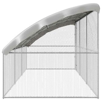 Kippenhok Zilver 600 x 200 x 198.5 cm Gegalvaniseerd staal 5