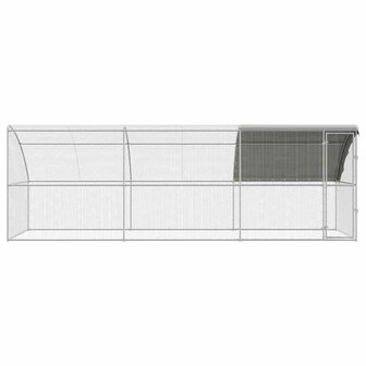 Kippenhok Zilver 600 x 200 x 198.5 cm Gegalvaniseerd staal 4