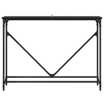 Wandtafel Zwart eiken 102 x 22.5 x 75 cm Bewerkt hout 5