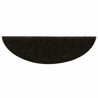 Trapmatten Zelfklevend 10 st 56x17x3 cm Donkerbruin Halfrond 5