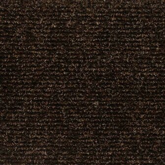 Trapmatten zelfklevend 10 stuks 56x17x3 cm bruin halfrond 7