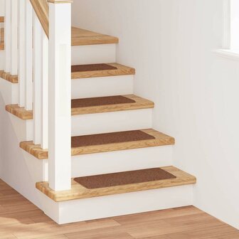 Antislip Trapmatten Latex achterkant 15 pcs Geel 60 x 25 cm PP 1