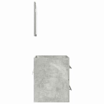 Badkamermeubelset met lade met opslag Grijs 41 x 38,5 x 48 cm 9