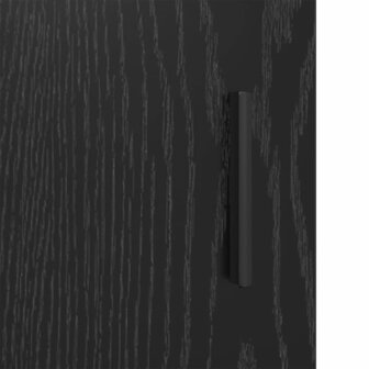 Badkamermeubelset Zwart Eiken 35 x 37,5 x 100 cm Bewerkt hout 9