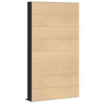 Cd-kast met plank Zwart eiken 101 x 23 x 177.5 cm Bewerkt hout 5