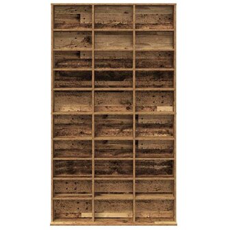 Cd-kast met plank Oud hout 101 x 23 x 177.5 cm Bewerkt hout 6