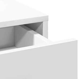 Kaptafel met lade met opslag Wit 50 x 41 x 135 cm Bewerkt hout 8