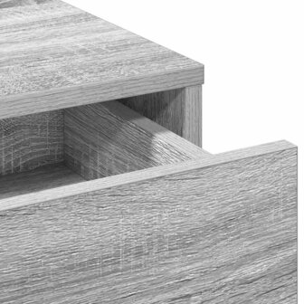 Kaptafel met lade Grijs sonoma 50 x 41 x 135 cm Bewerkt hout 8