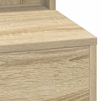 Kaptafel met plank Sonoma Eiken 50 x 41 x 135 cm Bewerkt hout 7