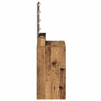 Kaptafel met plank Oud Hout 50 x 41 x 135 cm Bewerkt hout 5