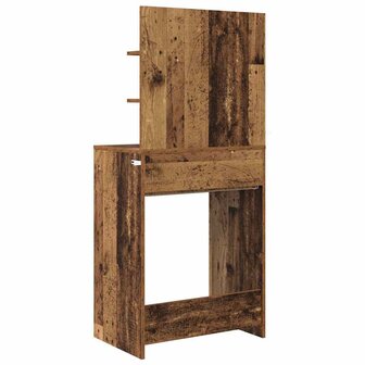 Slaapkamer Kaptafels Oud Hout 80 x 39,6 x 135 cm Bewerkt hout 8