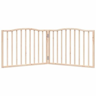 Hondenhek inklapbaar 2 panelen 160 cm populierenhout 4