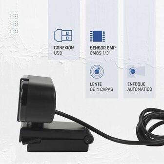 Webcam iggual IGG319949 4K Ultra HD 6