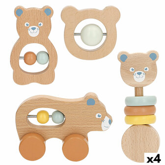 Set rammelaars Woomax 13,5 X 9,5 X 4,5 CM (4 Stuks) 1