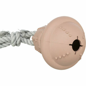 Kattenspeeltje Trixie Beige Katoen Natuurlijk rubber Kerstmis Bel 6