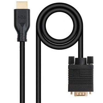 VGA-kabel NANOCABLE 10.15.4602 Zwart 1,8 m 2